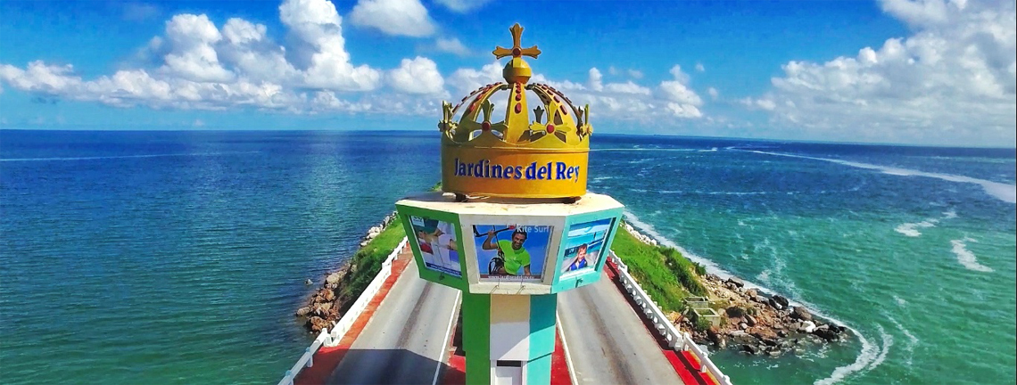 Corona del pedraplén de Jardines del Rey